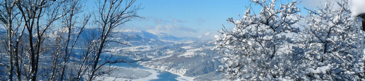 vue plan d'eau de Embrun